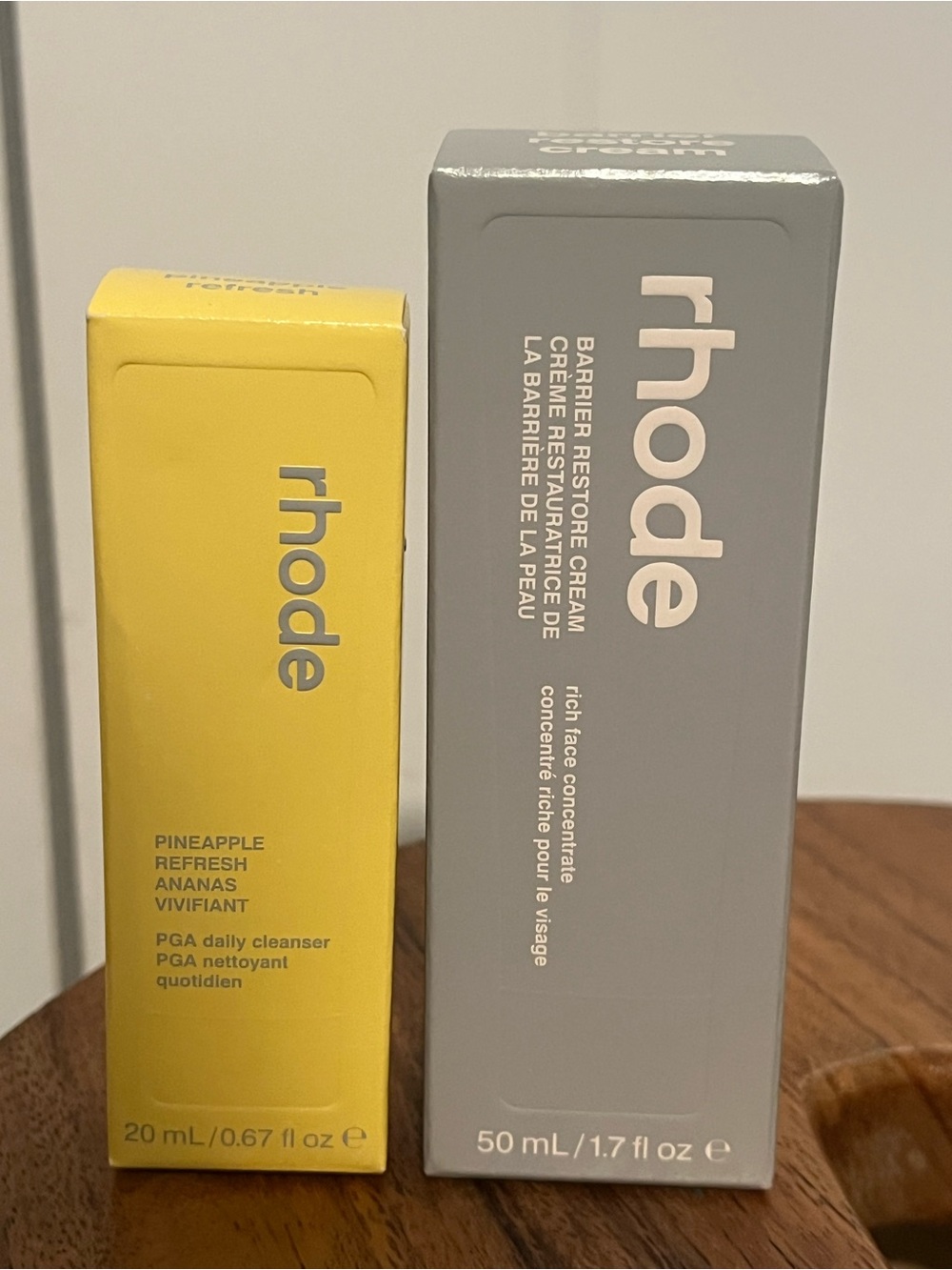 RHODE Pineapple Refresh & Barrier Restore Cream Set